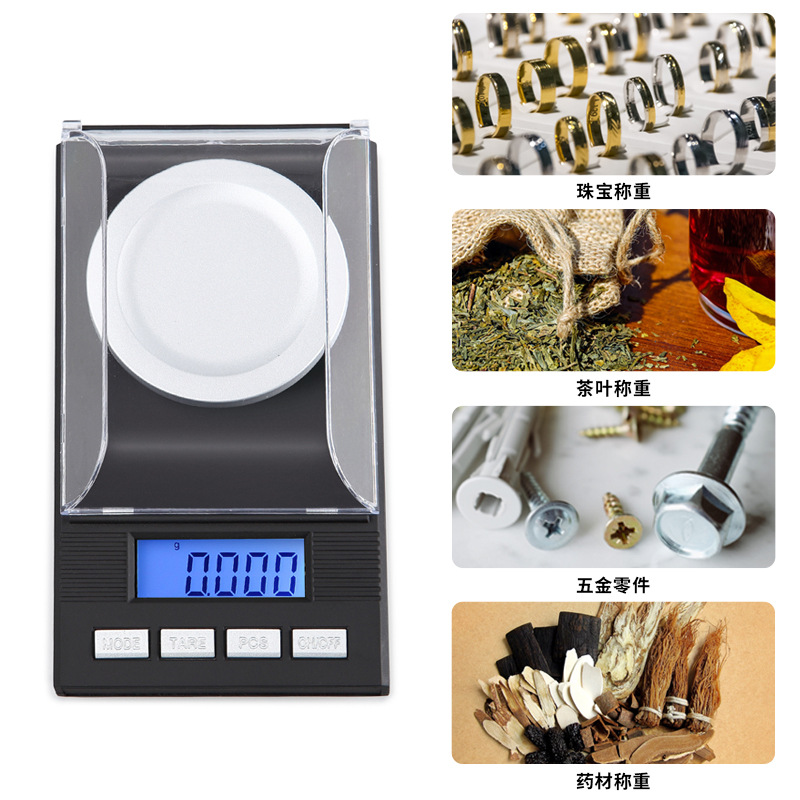 Picture of Factory High-precision scale wholesale portable jewelry scale 0.001g Mini small electronic scale precision carat electronic scale