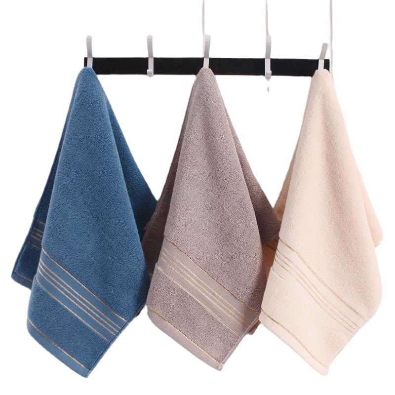 Gaoyang towel pure cotton household adult towel gold silk broken absorbent gift order logo face towel