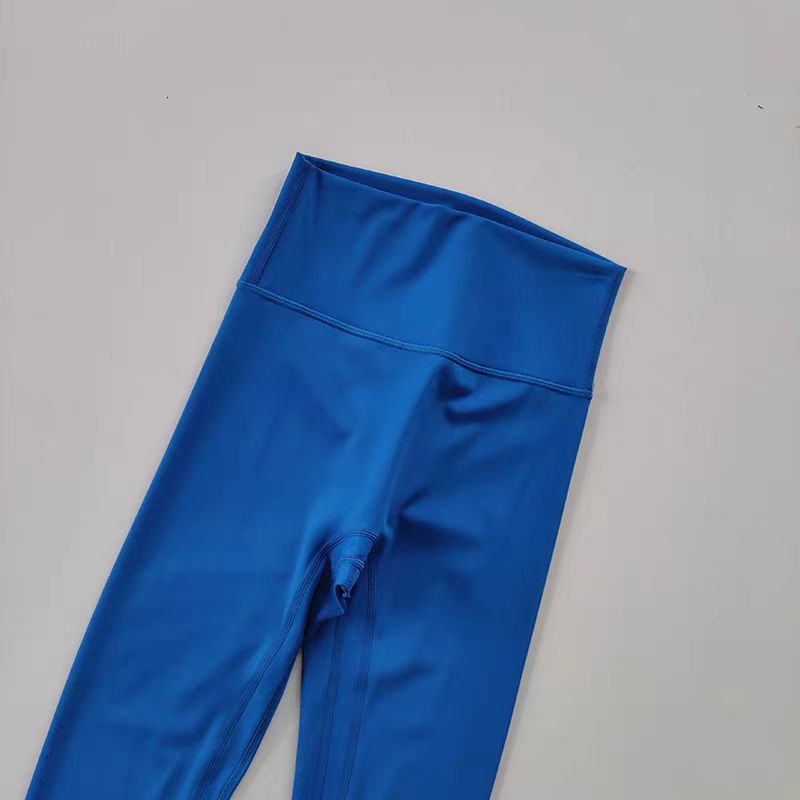 Picture of No Embarrassment Line Yoga Trousers Naked High Waist Sports Tights Quick-drying Breathable Running Fitness Training Leggings