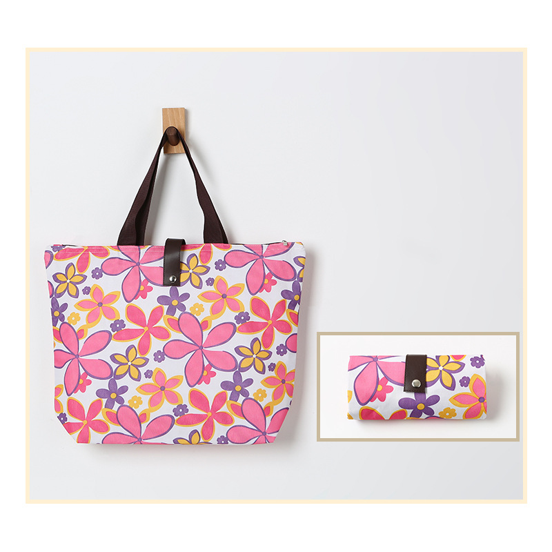 Picture of Oxford Cloth Foldableing Shopping Bag Satchel Shopping Bag Satchel Advertising Environmentally Friendly Foldableable Grocery Shopping Bag Customization