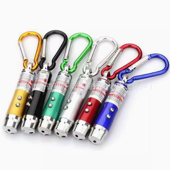 Three-in-one mini flashlight infrared laser teaching lamp/UV money detector lamp/LED small flashlight