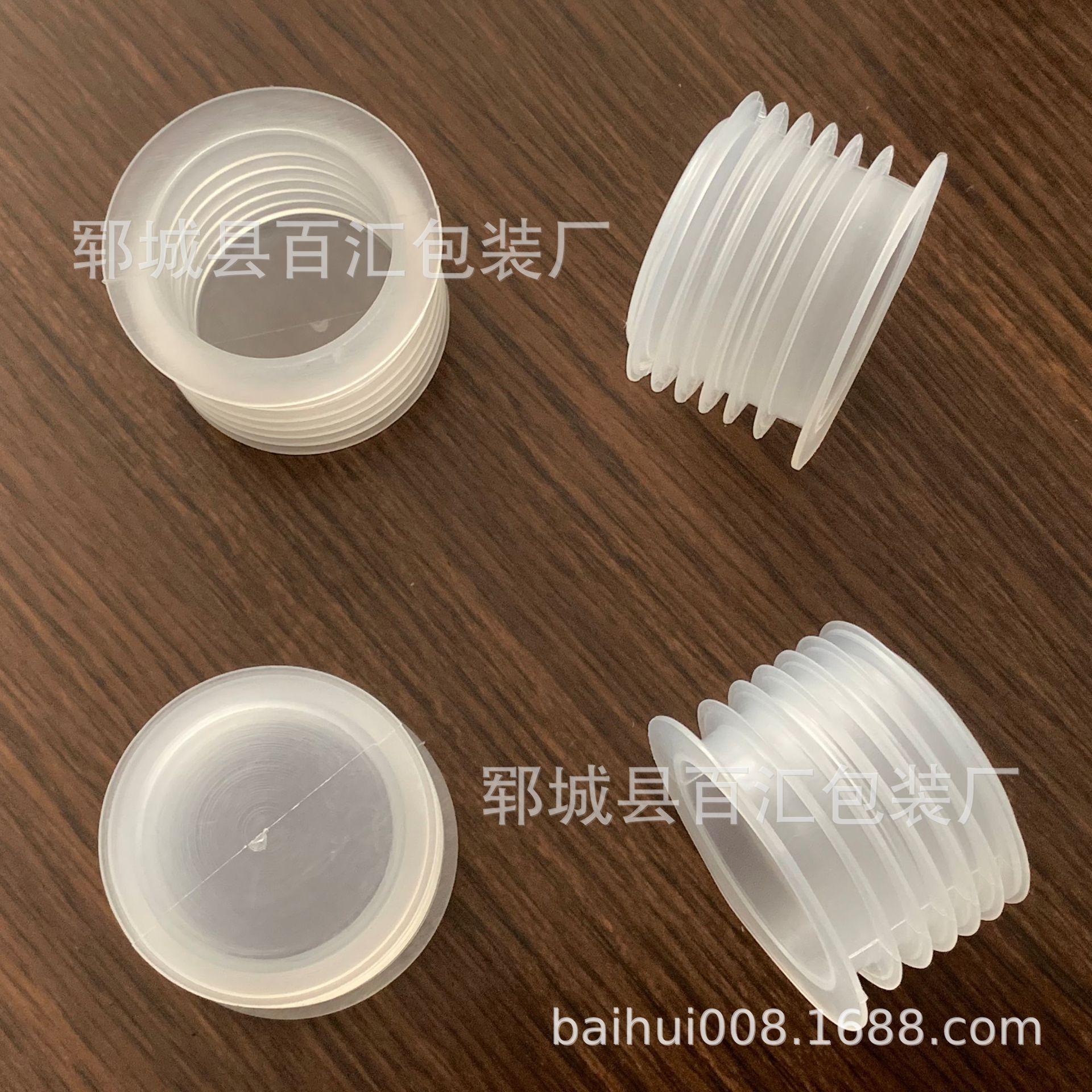 Ceramic wine bottle silicone inner cover ceramic wine jar anti-counterfeiting plastic inner plug soft silicone wine inner cover bottle stopper
