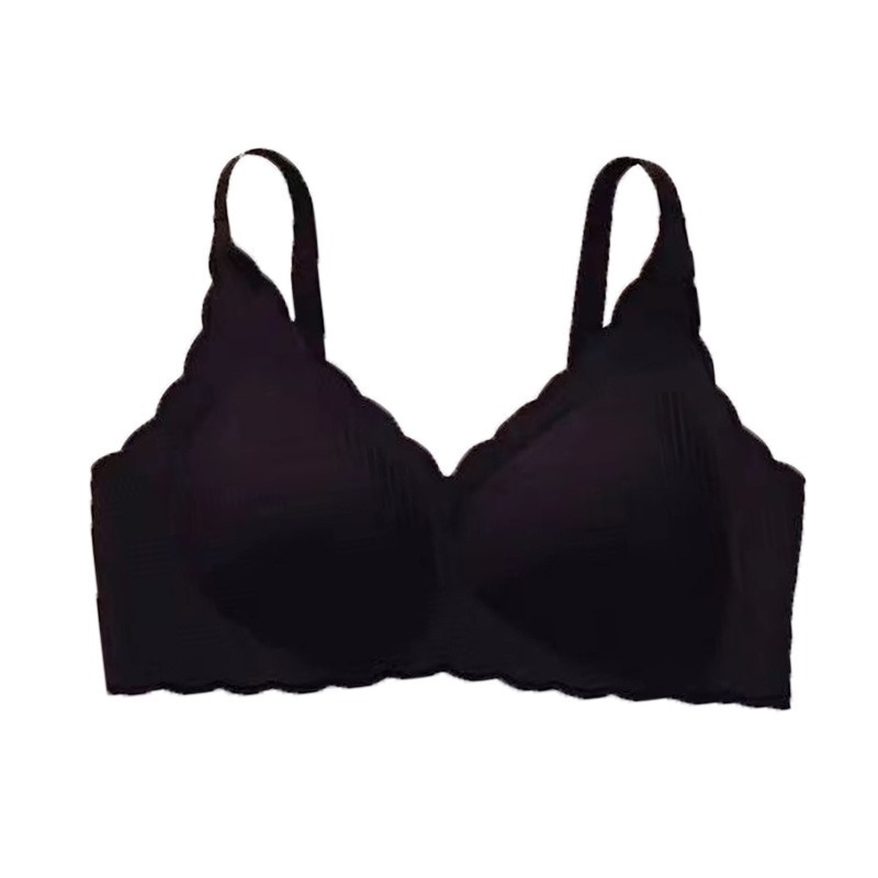 Picture of Cross-border Traceless Cloud Underwear Soft Support Sling Wave Small Chest Gathering Auxilary Breast Anti-sagging Bra Wrapping Women