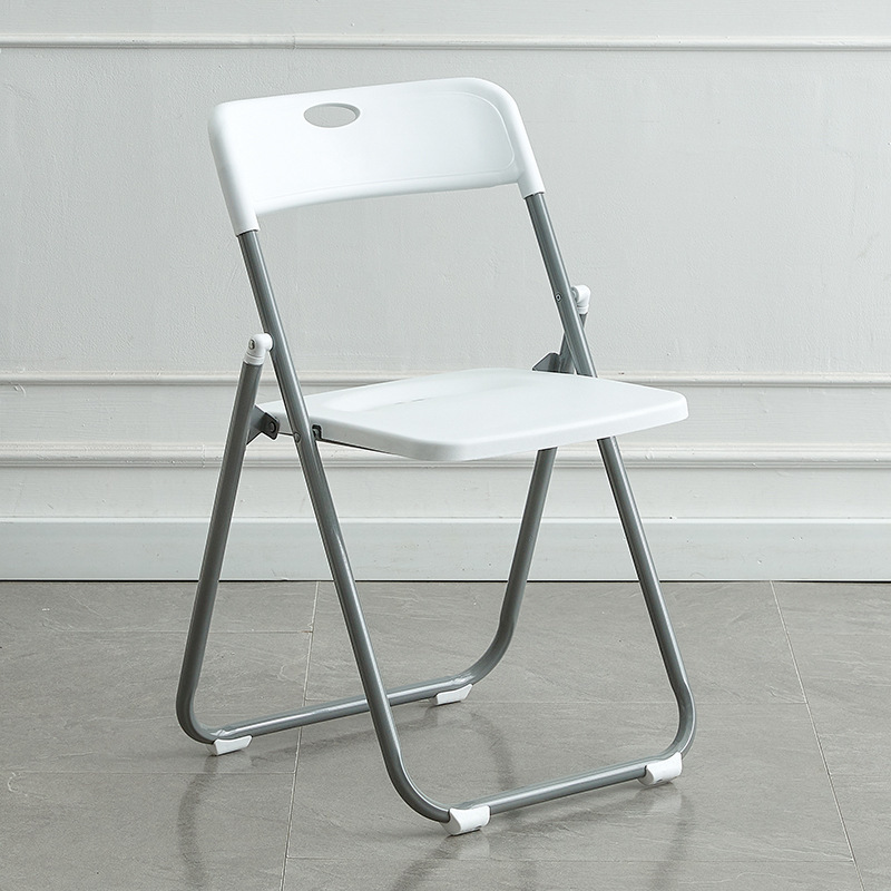 Picture of Plastic folding chair home back chair Internet celebrity photo chair dormitory dining chair conference office chair outdoor folding stool