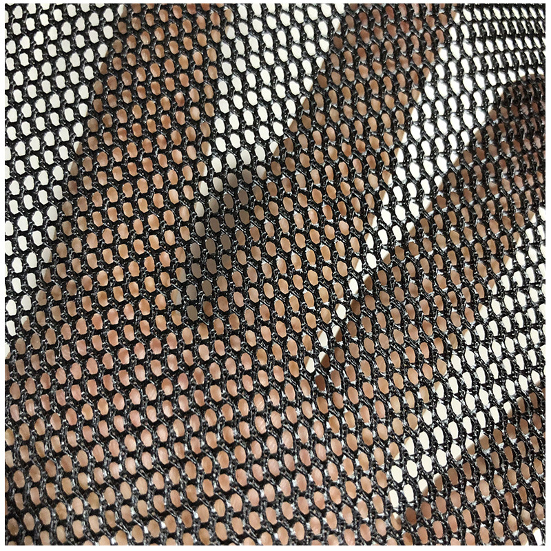 Spot Polyester Warp Knitted Thickened Special Hard Hat Mesh Outdoor Products Non-elastic Small Hole Corrugated Hard K338 Hat Mesh Cloth