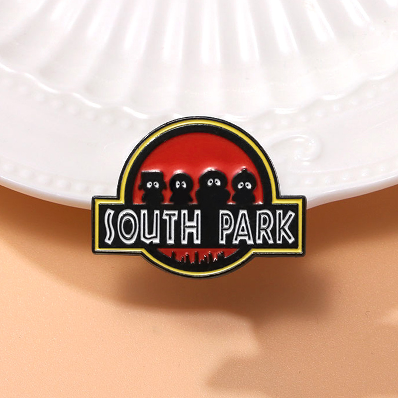 Brooch South Park Surrounding SOUTH PARK Cartoon Cute Bag Decorations Anti-running Light Waist Buckle Badge