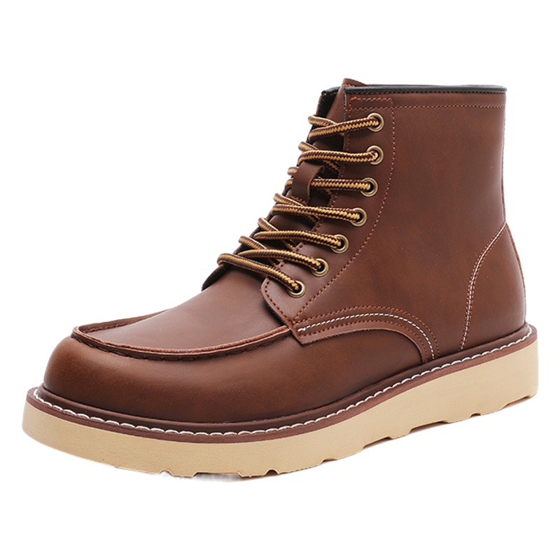 Martin boots men's 875 workwear boots men's outdoor mid-top British style leather shoes genuine leather American retro ameikaji