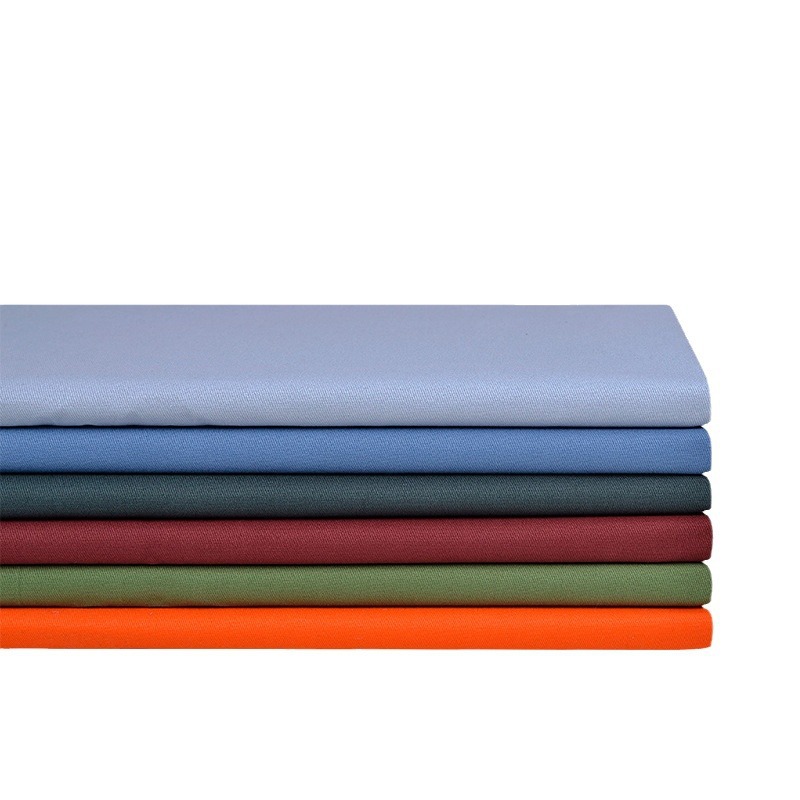 Picture of All-cotton extra-thick oblique sanding cloth 16*21 twill elastic woven vulcanized dyed cloth casual tooling pants fabric