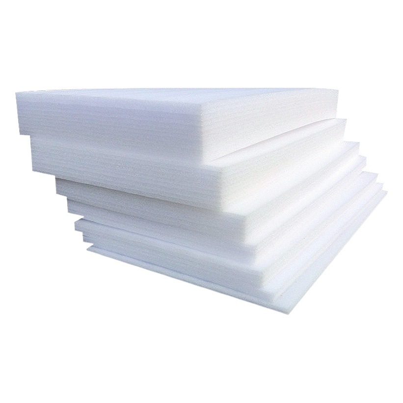 EPE Pearl cotton foam board high density thickened white shockproof gasket packing material Pearl cotton sheet