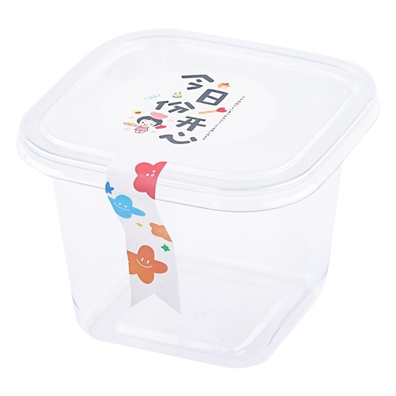 Moose Soymilk Melaleuca West Point Small Cake Packaging Box Tiramisu Dessert Transparent Plastic Wholesale Packaging Box
