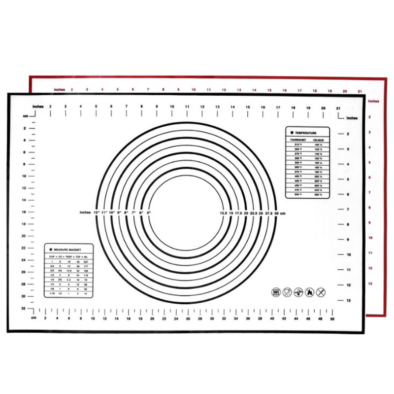 Picture of Amazon best selling non-slip rolling surface and surface board pad baking tools 60*40 platinum silicone pad kneading pad