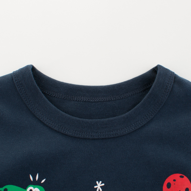 Picture of Fashion children's clothing Autumn New 2024 Korean style Boys' long-sleeved T-shirt wholesale children's clothing baby bottoming shirt ins