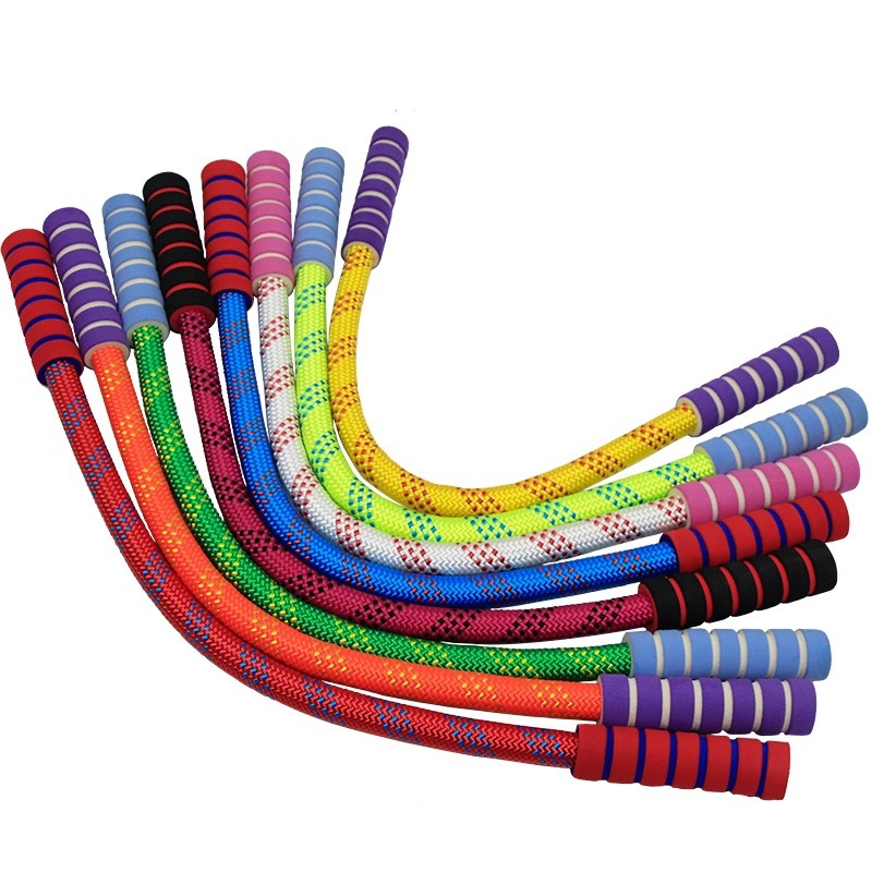 Picture of Fitness Gymnastics Rope Kindergarten Early Education Training Colorful Small Short Rope Dance Rope Adult Square Dance Gymnastics Rope