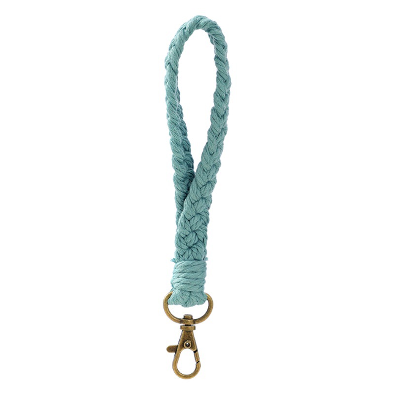 Hand-woven cotton rope key chain bracelet bracelet woven pendant key ring car key hanging