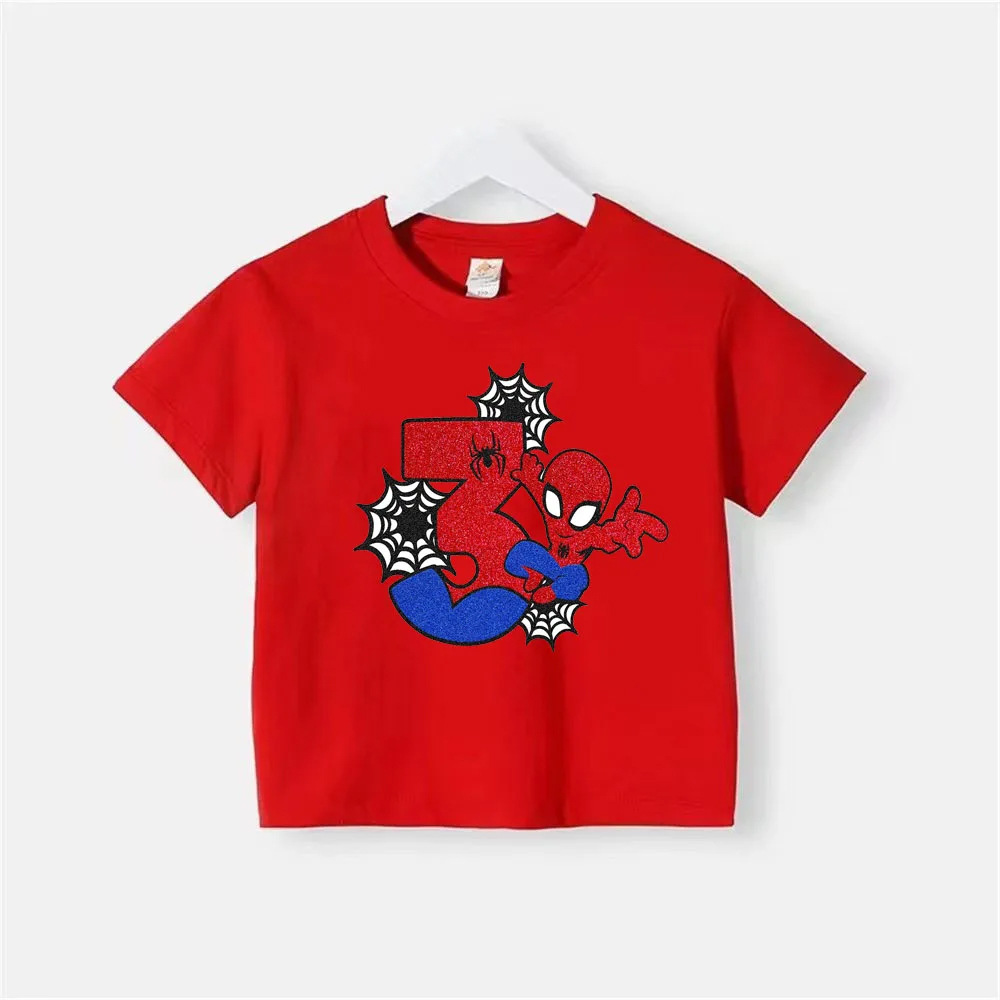 Picture of Cross-border foreign trade children's clothing fashion short-sleeved T-shirt 2025 summer new cuhk children's casual round neck T-shirt