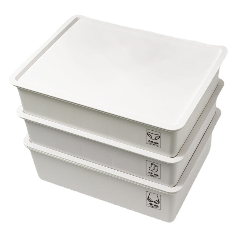 Underwear Storage Box, Household Drawer-Type Sock Compartment, Underwear and Socks Box, Three-In-One Storage Wholesale