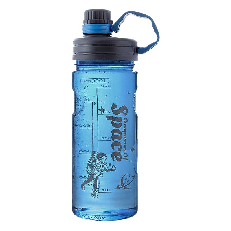 Large Capacity Plastic Water Cup Men's Portable Outdoor Sports Fitness Kettle Water Bottle Large Space Cup 2000ml