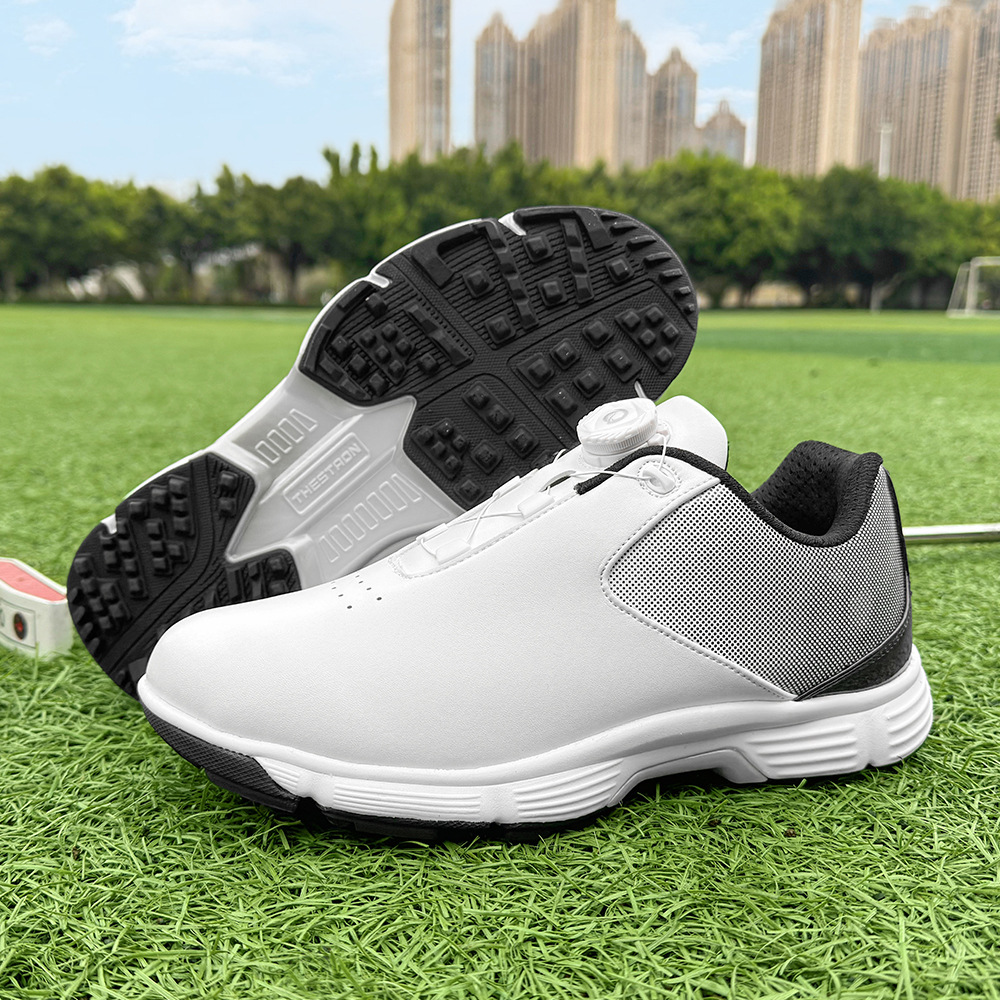 X618 Men's Shoes Golf Golf Shoes Large Size 39-49 Non-Slip Professional Spikes Outdoor Sports Casual Shoes