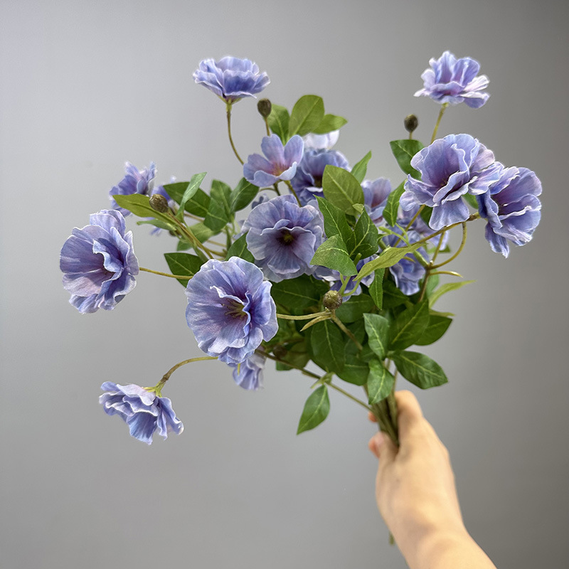 Picture of Cross-Border Popular Small Daisy Artificial Bouquet Dutch Chrysanthemum Wedding Home Photography Decoration Props Ornaments Pastoral Wildflower