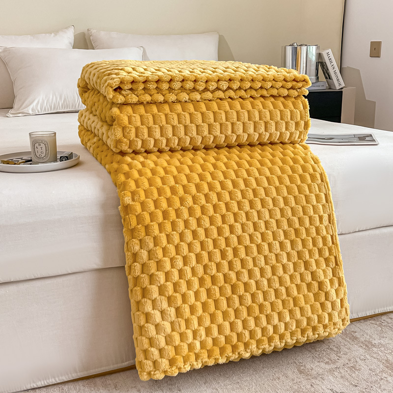 Picture of Tortoise Velvet Blanket Winter Thickened Velvet Nap Cover Blanket Bed Sheet Dormitory Student Coral Flannel Quilt