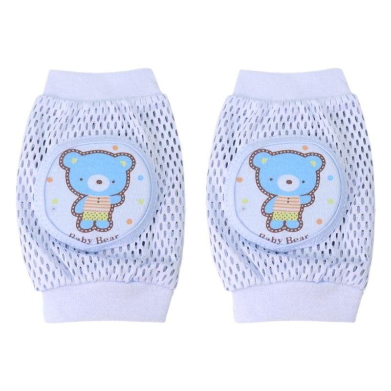 Cross-border New Children's Summer Mesh Sponge Knee Pads Baby Crawling Breathable Toddler Cartoon Knee Pads