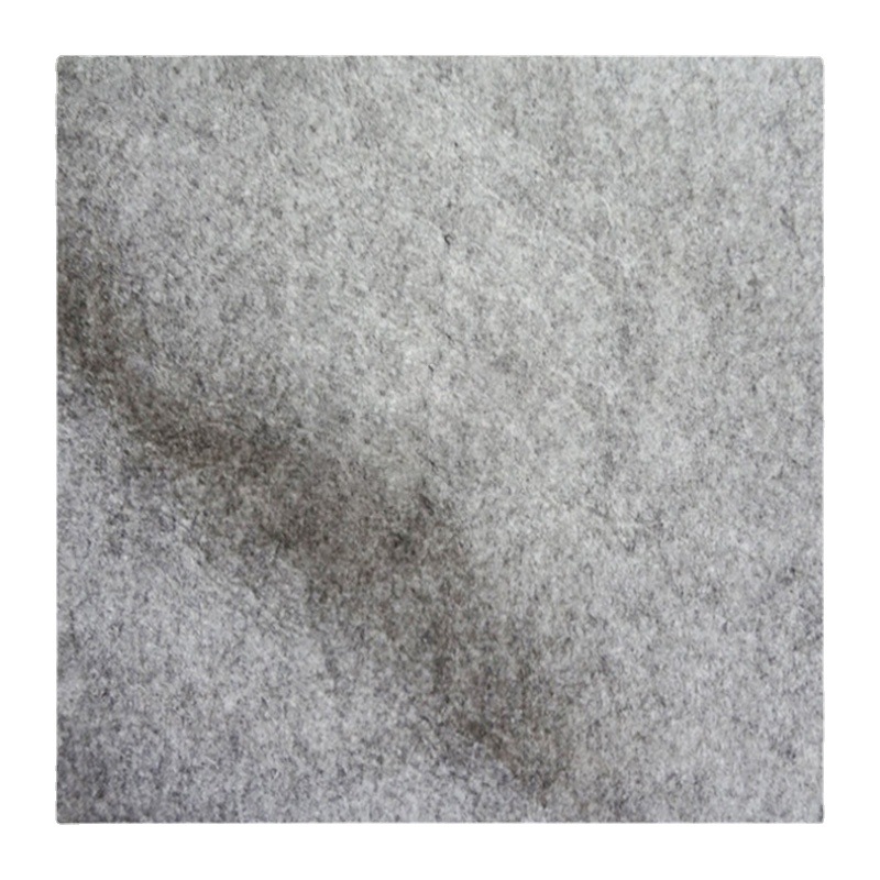 Picture of Floor Mat Non-Woven Fabric Smoky Gray Decoration DIY Polyester Non-Woven Fabric Polyester Needle-Punched Non-Woven Carpet Base Cloth