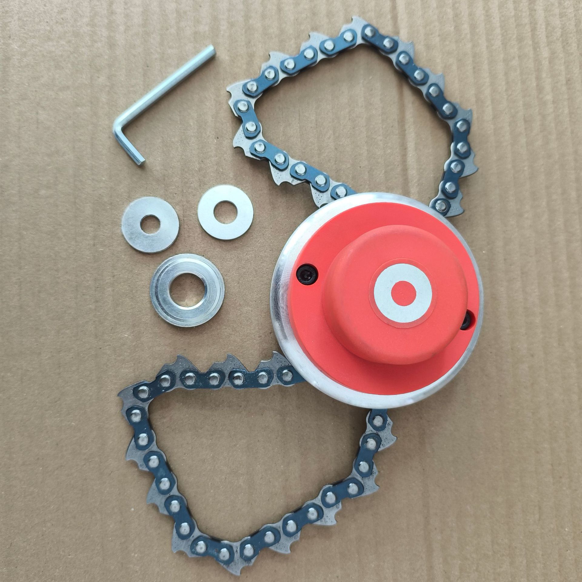 New lawn mower chain terms: thickened grass mower head, wear-resistant universal weeder accessory chain terms