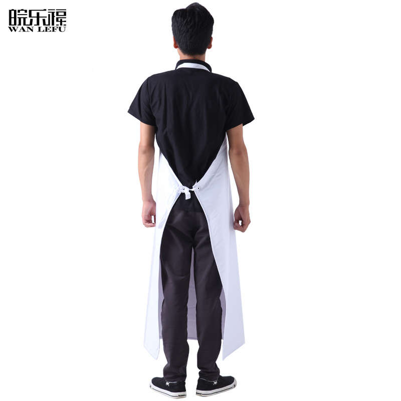 Picture of Kitchen Simple pvc Sleeveless Wear-resistant Beef Tendon Soft Rubber Bib Leather Waterproof Apron Women's Industrial Labor Protection Oil-proof Waist