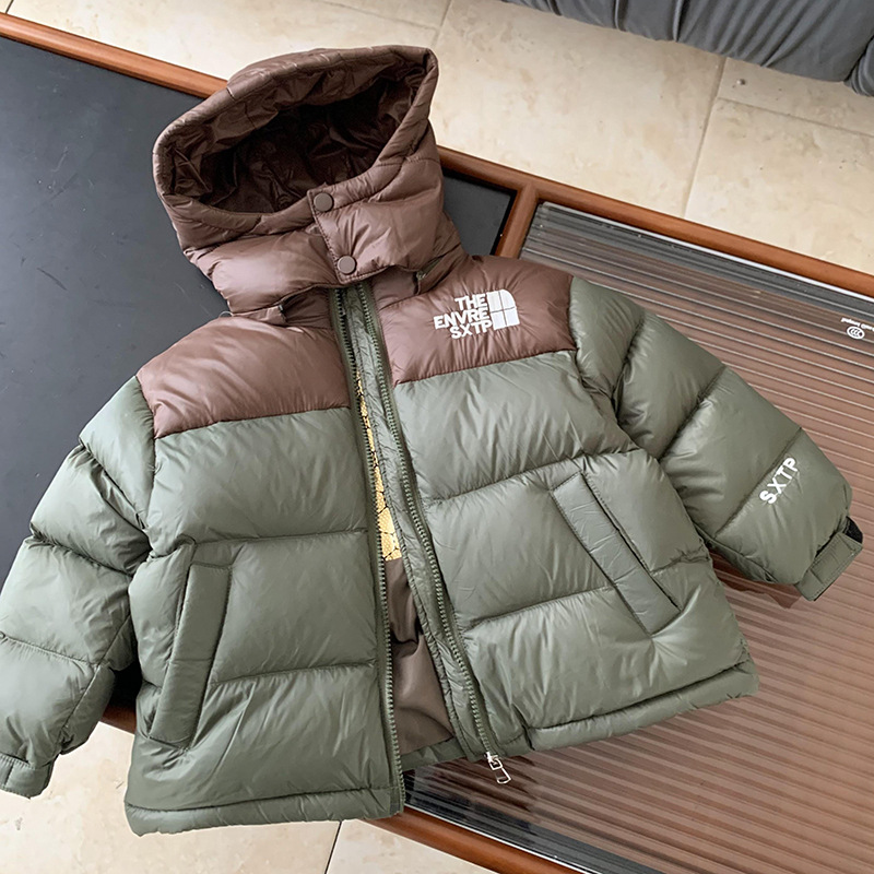 Picture of Children's Clothing Boys' Down Jacket 2024 New Style Winter Boys' Winter Clothing Western Style Thickened Hooded Coat Trendy