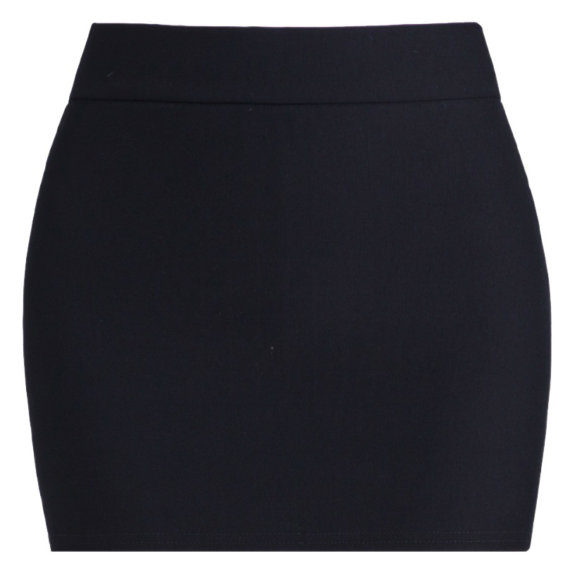 Spring and Summer Hip Skirt Stretch Slim-fit Nightclub Miniskirt High Waist Mini Skirt Professional OL One-step Skirt plus size Work Skirt