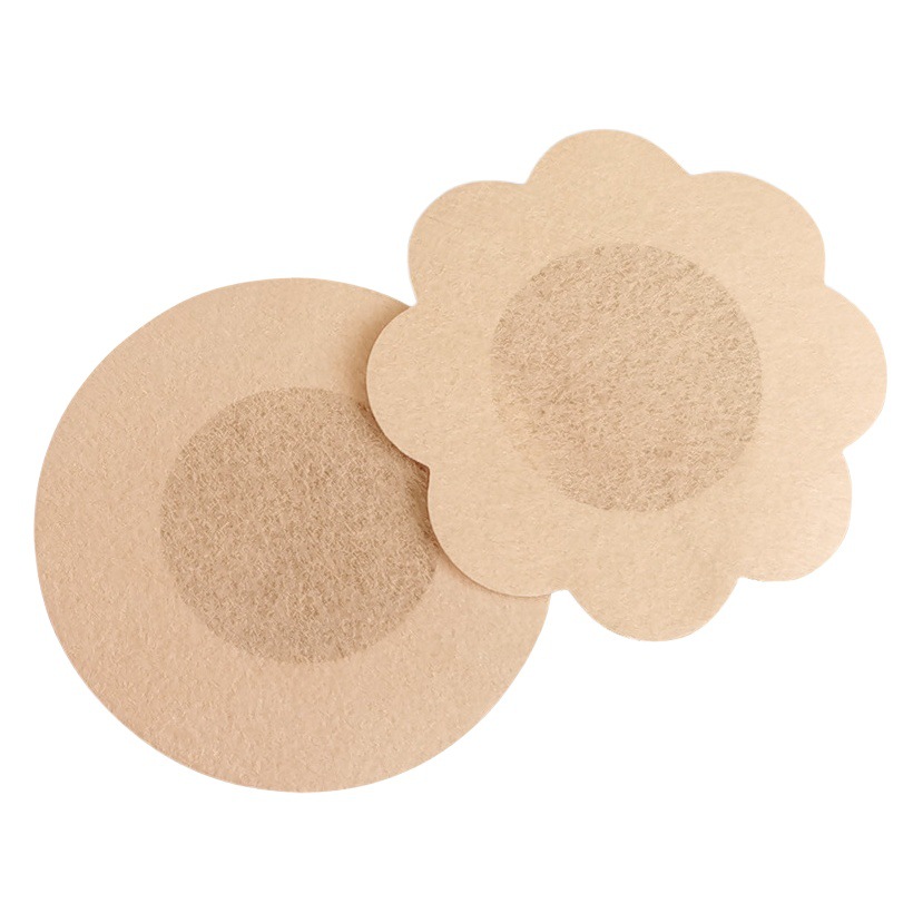 Disposable Nipple Covers, Invisible Breast Covers, Anti-Bump, Breathable, Ultra-Thin Nipple Covers, Plum Blossom Non-Woven Fabric Nipple Covers, Certificate of Conformity