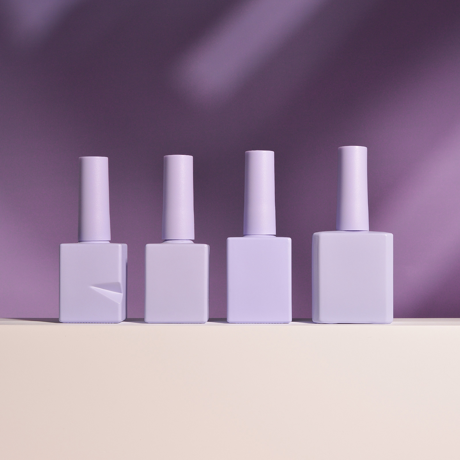 Picture of Source factory explosions in stock 10ml/15ml/20ml solid color nail polish bottle nail polish plastic bottle glass bottle with brush