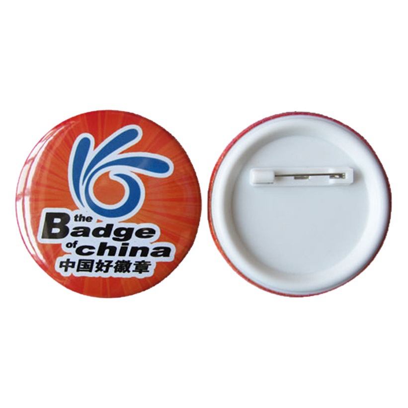 Tinplate Badge Blank Material Single Line Spring Pin Badge Consumables Bar Double Flash DIY Accessories Round Brooch