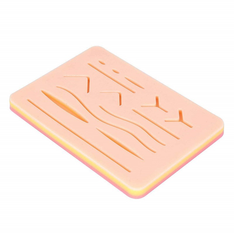 Picture of Silicone Simulation Skin Model Multi-wound Suture Exercise Module Medical Surgery Training Consumables Toolkit suit