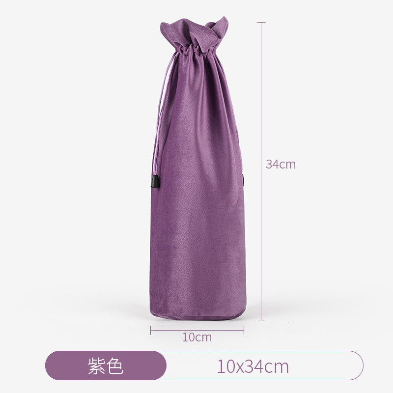 Picture of High-Bottom Velvet Round Bottom Drawstring Flap Pocket Pants, Super Soft Drawstring Jewelry, Jewelry Red Wine Packaging Bag, Curling Wand, Selfie Stick