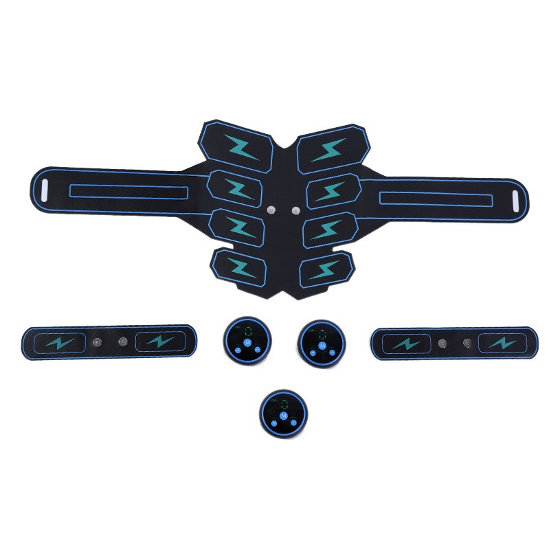 New EMS Eight-piece Belt Abs Muscle Sticker for Lazy People Home Muscle Exercise Fitness Equipment Abdomen Fitness Apparatus