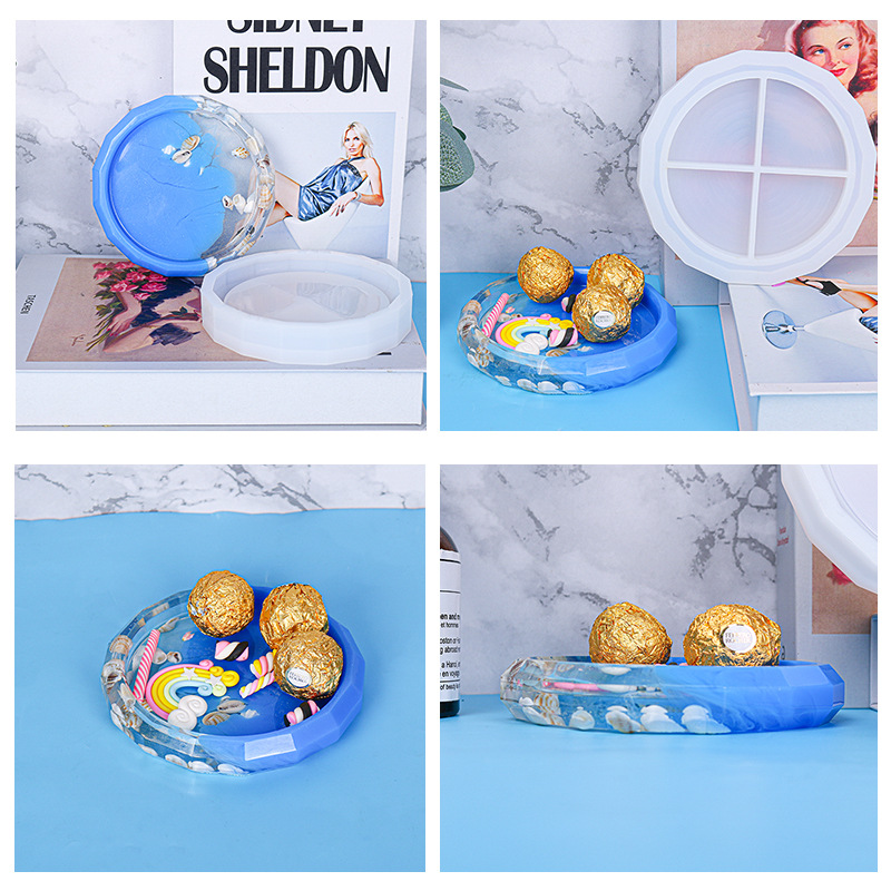 Picture of Sad Glue Dropping Mold New Diamond Large Plate Mold Amazon Hot Selling Candle Handmade Soap