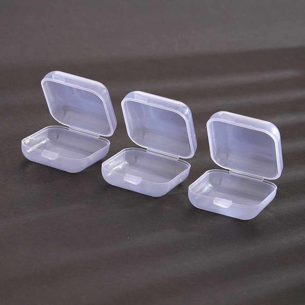 Transparent Jewelry Storage Box Dustproof Jewelry Gift Box Bracelet Ring Earrings Necklace Gift Plastic Small Box