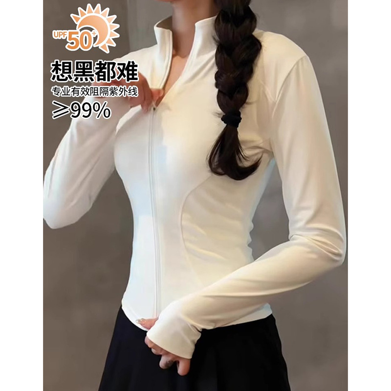 Fitness Jacket for Women 2025 New Slim Fit Quick-Drying Top Long-Sleeved Running Sports Training Yoga Clothing Set
