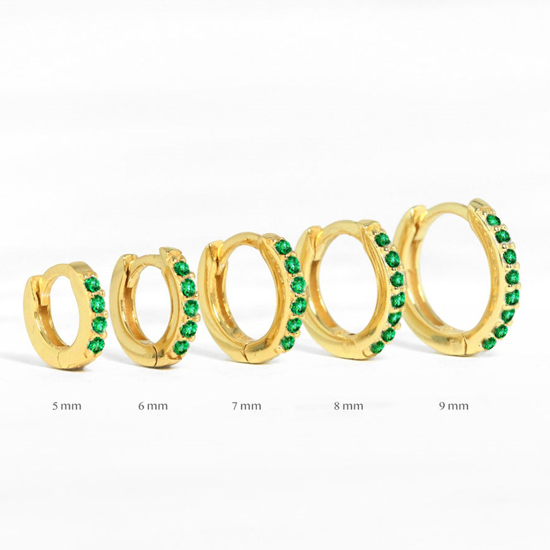 Picture of Amazon Europe and the United States cross-border hot-selling circle diamond earrings earrings zircon earrings light luxury fashion earrings jewelry