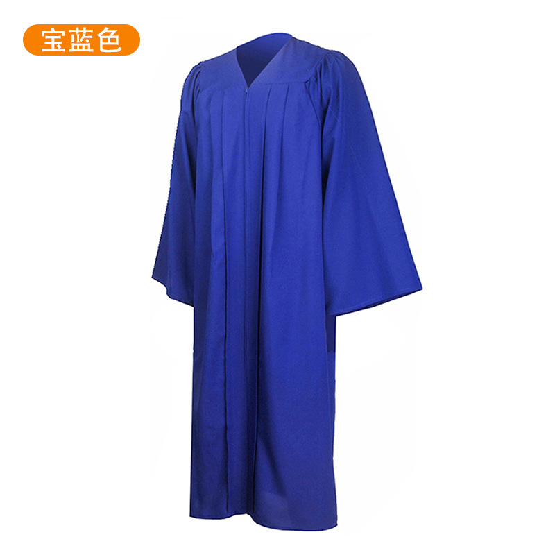 Picture of 2025 New Woven American Graduation Adult Academic Clothing Single Robe Master's Clothing Doctor's Clothing Wholesale