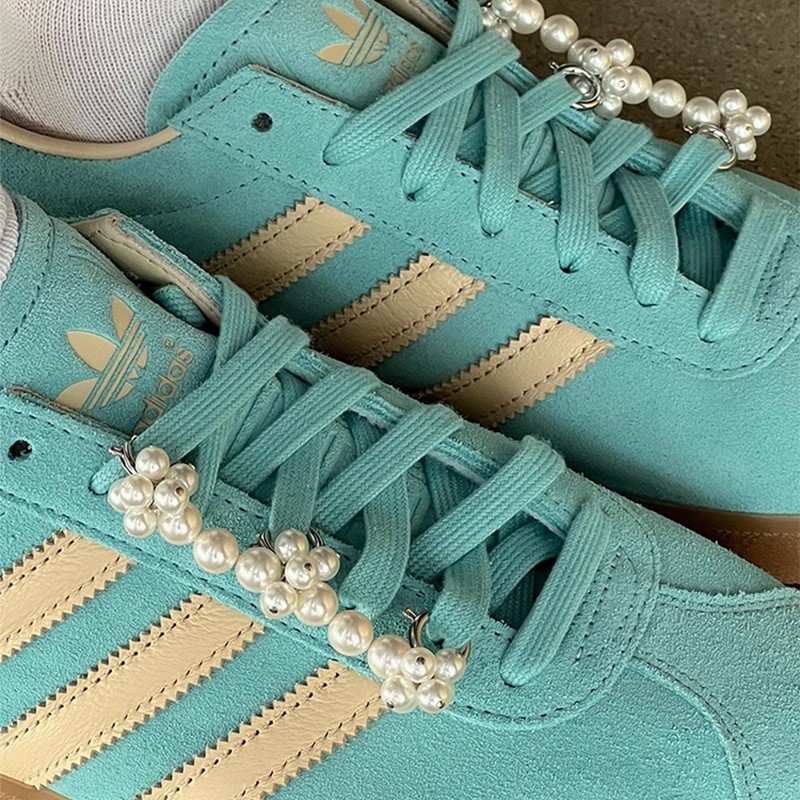 All-Match Fashion Korean Style Pearl String Flower Shoe Buckle Simple DIY Sports Shoes Decorative Shoelace Accessories