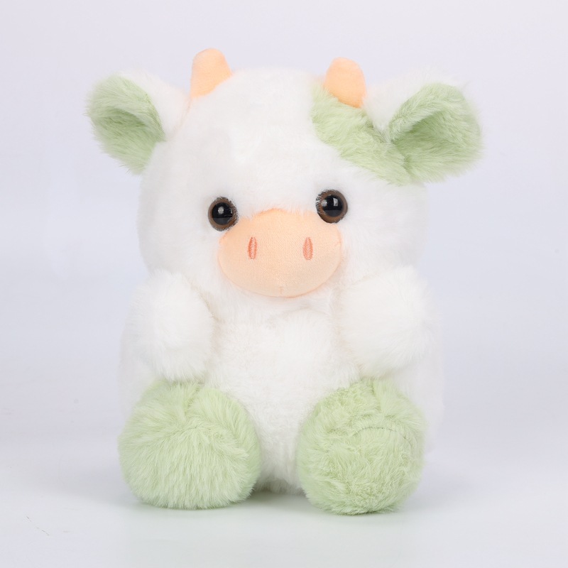 Picture of Strawberry Cow Cross Border New Toy Cow Strawberry Doll Cow Plush Toy Pink