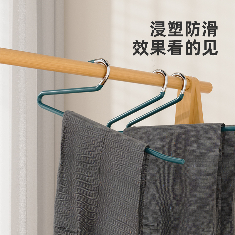 Picture of Aluminum Alloy goose-type pants rack pants drying wardrobe special pants hanger pants clip hanger non-slip seamless clothes hanger