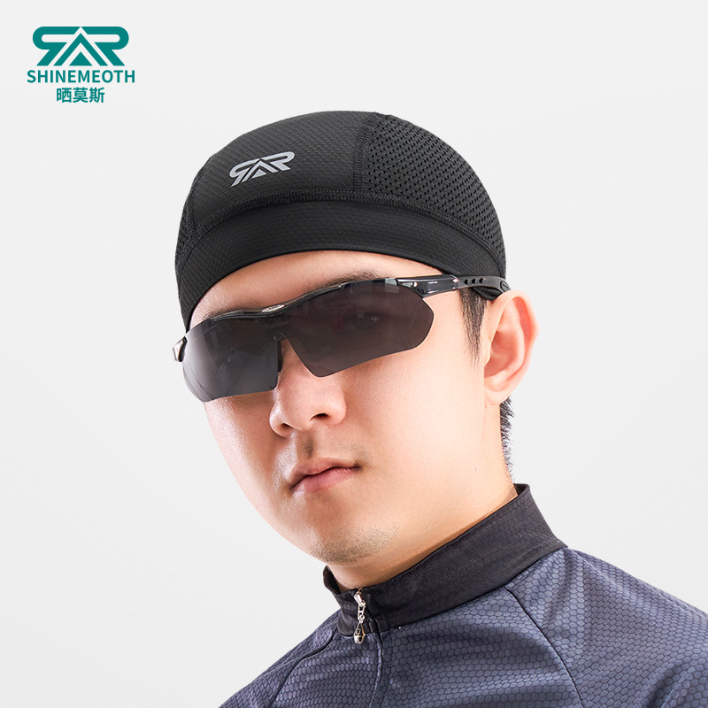 Sun Moss Breathable Small Cap Quick-drying Sun-protection Sports Sweat-absorbent Sunshade Bicycle Riding Special Cap bald melon skin summer
