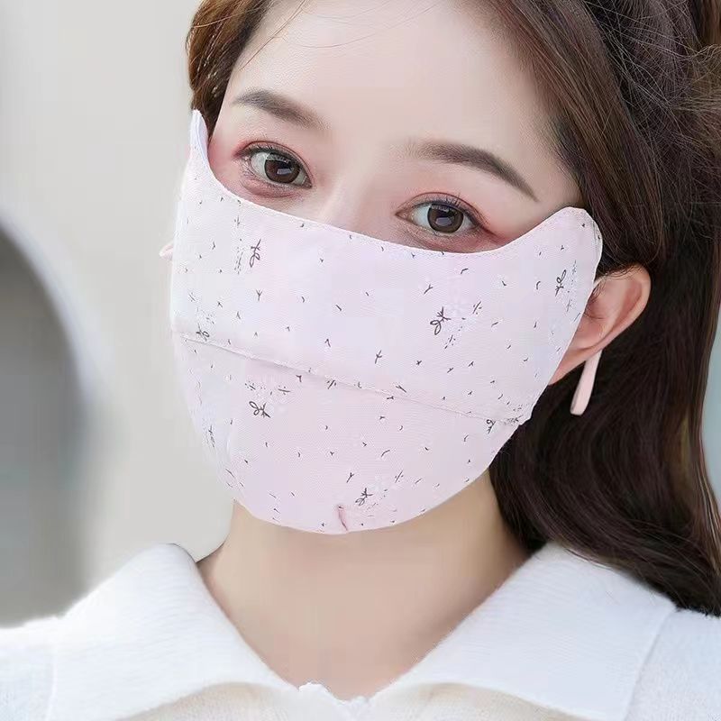 Picture of Women's warm winter cotton thickened extra large adult cold-proof dustproof breathable washable cycling all-inclusive mask
