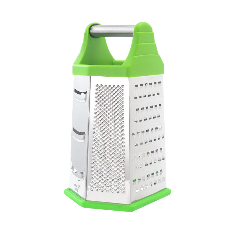 Picture of Wholesale stainless steel grater daily kitchenware six-sided planer potato radish cheese grater multifunctional vegetable cutter