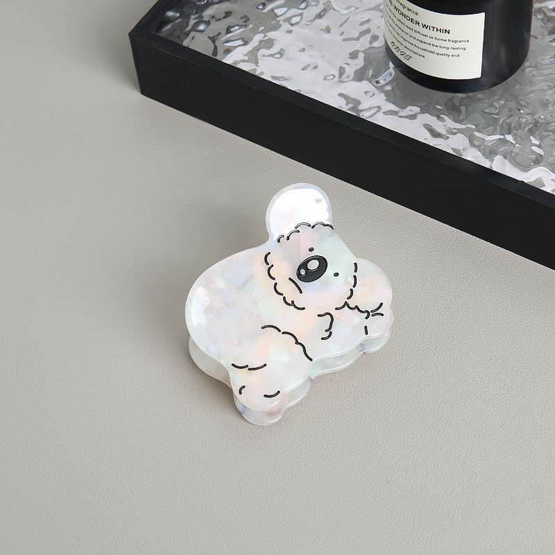 Picture of Tulip Cherry Grab Clip Premium 2024 New Maillard Grab Clip Cute Dalmatian Shark Clip Hair Accessories