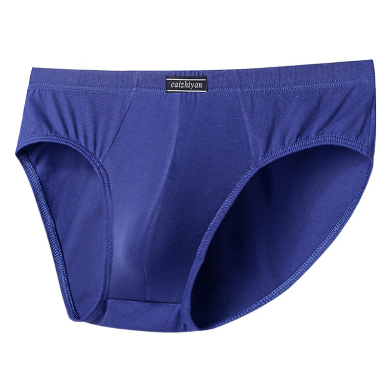 Carefully Selected Pure Cotton Men's Underwear Plus Size Briefs Breathable Sweat-Absorbent Middle-Aged and Elderly Cotton Briefs Men's Wholesale