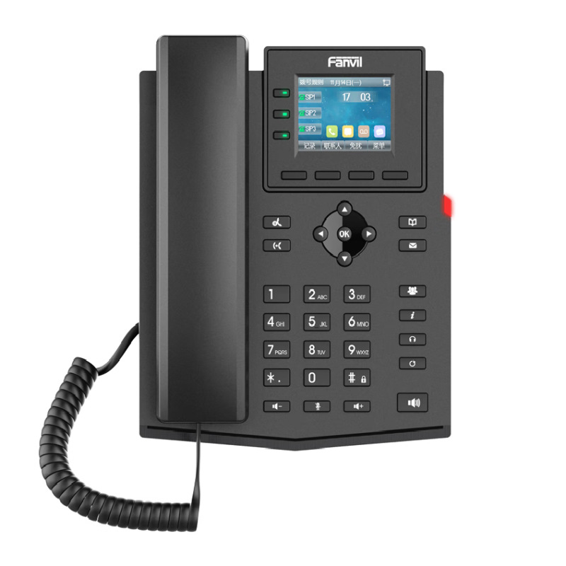 Fanvil Azimuth IP Phone SIP Phone X303/X303P/X303W/X303G Color Display